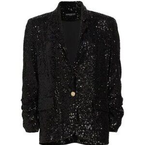 Generation Love Avery Sequined Blazer | Color: black | Size: XS